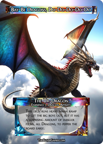 5 Color Dragon TCG ECKOcard™ for MTG Dragon Commander Decks