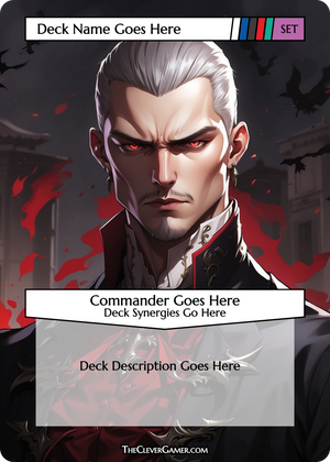 Anime Vampire Card Customization