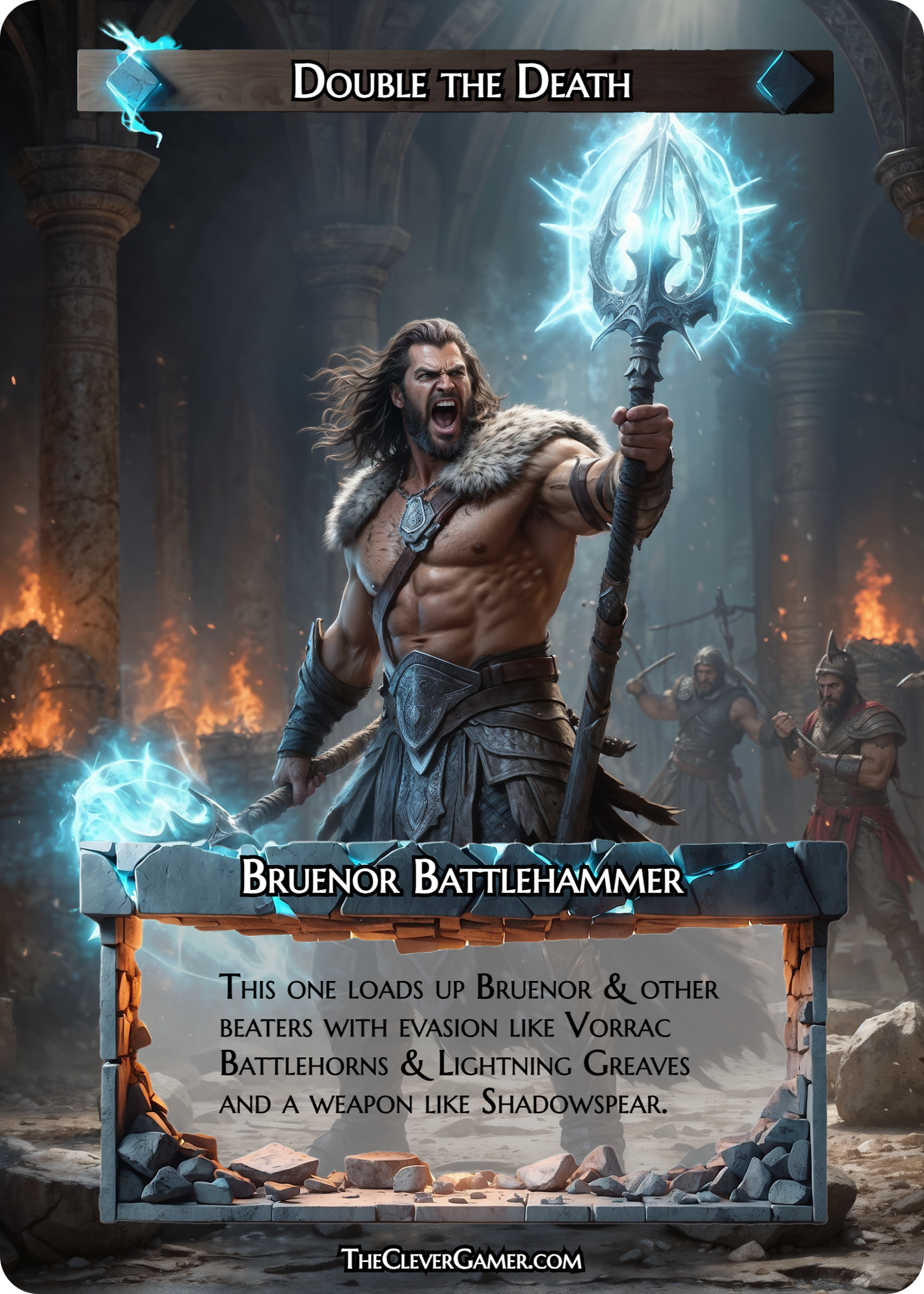 Battlemaster Warrior Smartcard Card Example