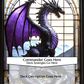 Black Stained Glass Dragon ECKOcard Card Customization