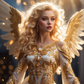 Blonde Angel Themed ECKOcard™ for Magic the Gathering Angel Players After Example