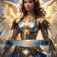 Brunette Asian Angel ECKOcard™ for Angel Commander Decks