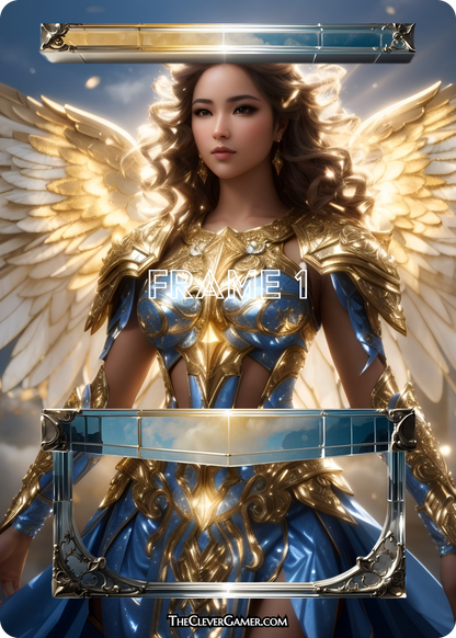 Brunette Asian Angel ECKOcard™ for Angel Commander Decks