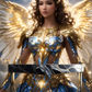 Brunette Asian Angel ECKOcard™ for Angel Commander Decks