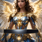 Brunette Asian Angel ECKOcard™ for Angel Commander Decks