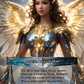 Brunette Asian Angel EDH Smartcard Example Clouds