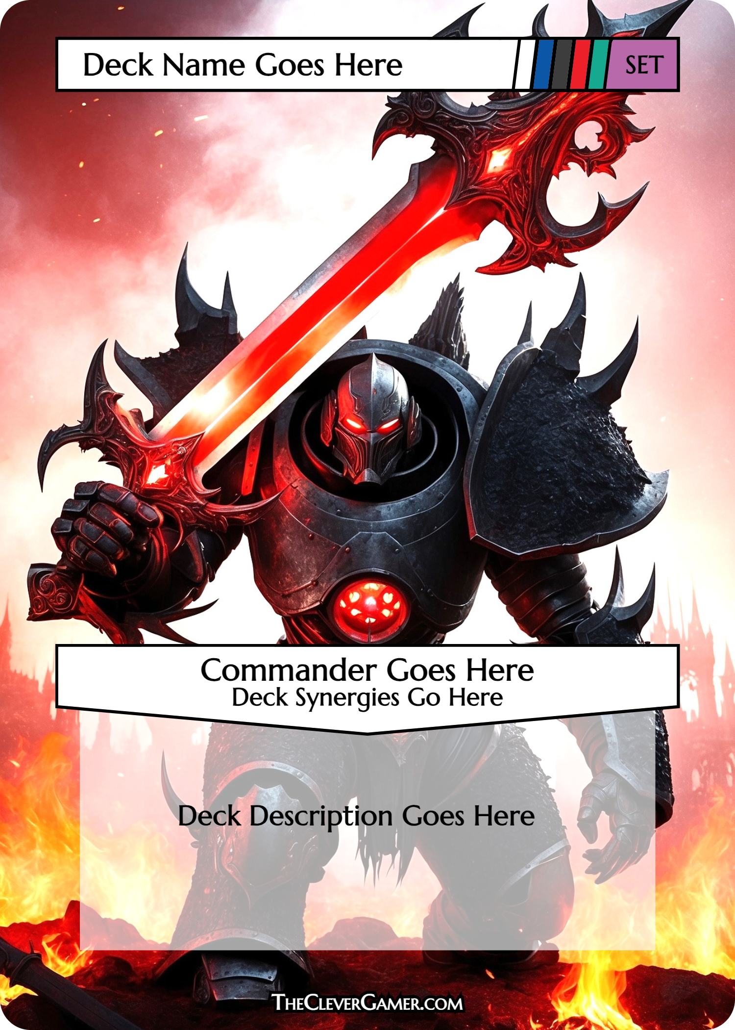 Chaos Goliath ECKOcard Full Art Card Personalization