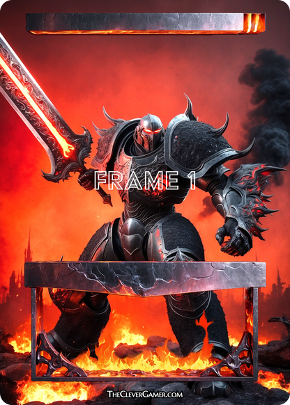 Chaos Knight ECKOcard™ for MTG EDH or Warhammer 40k Commander Decks