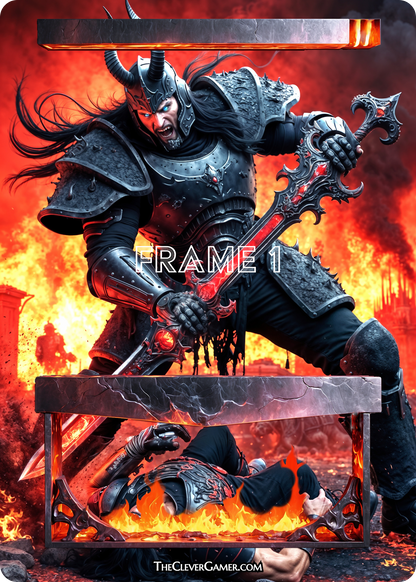 Villain of Chaos ECKOcard™ for MTG Chaos or Warhammer 40k Commander Decks