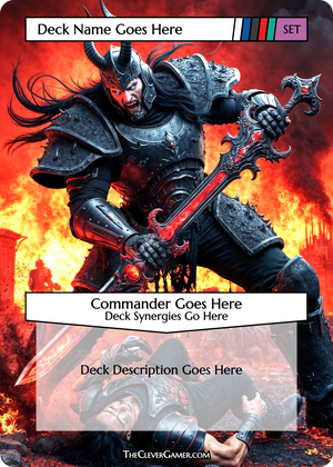 Chaos Warrior Example ECKOcard Personalization