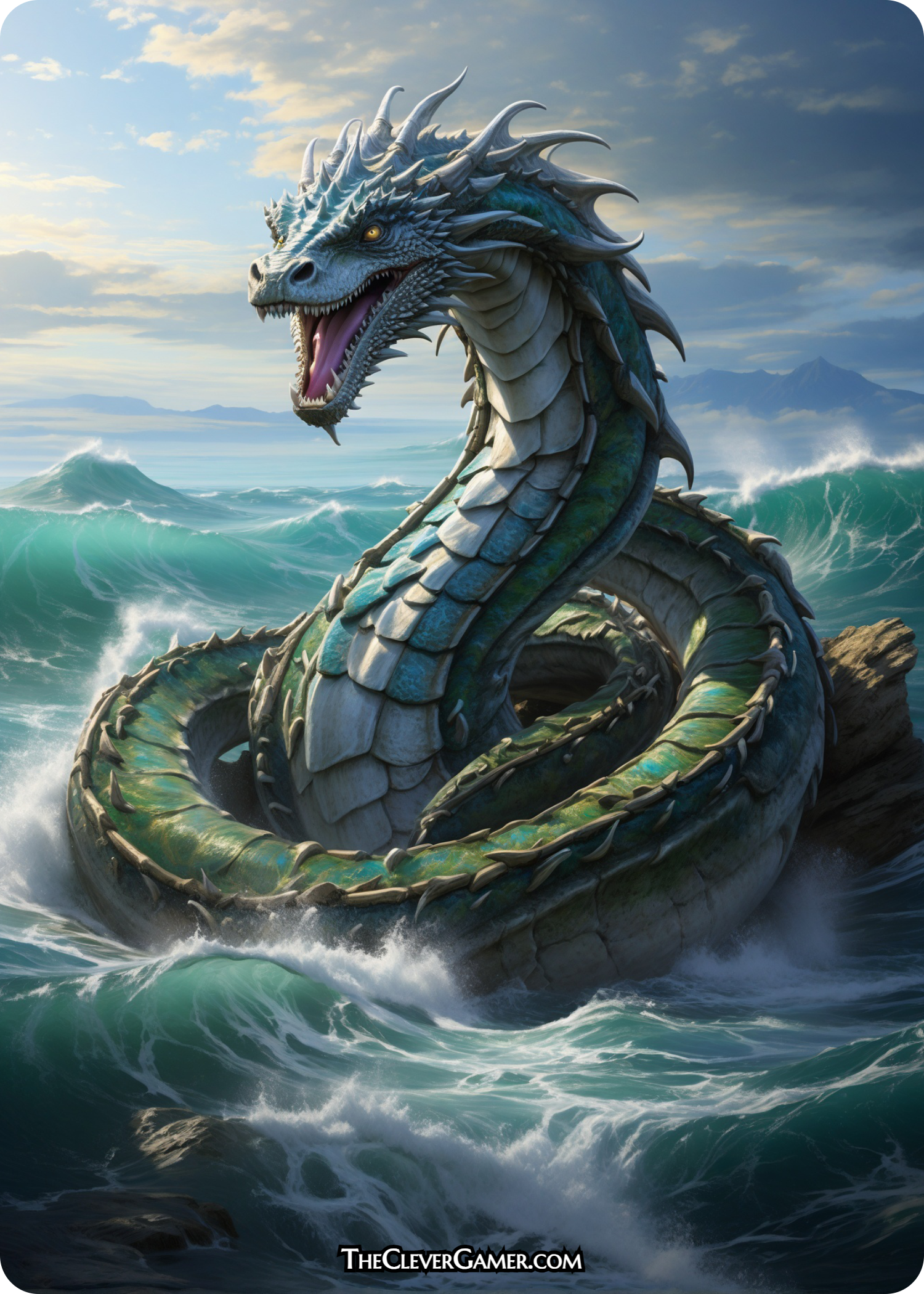 Coiled Sea Monster Full Art