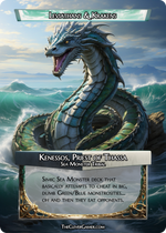 Coiled Sea Monster Fully Custom Card