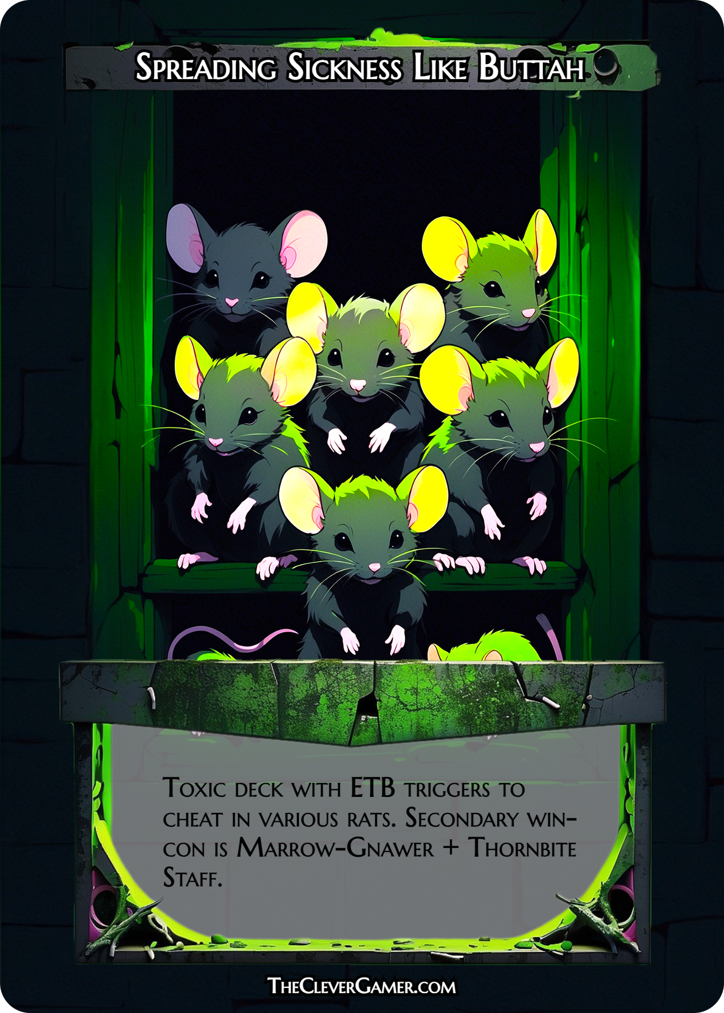 Colony of Cute Rats EDH Smartcard Example Custom Card