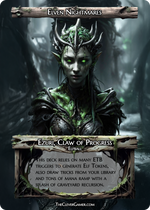 Corrupted Elf Portrait Card Example