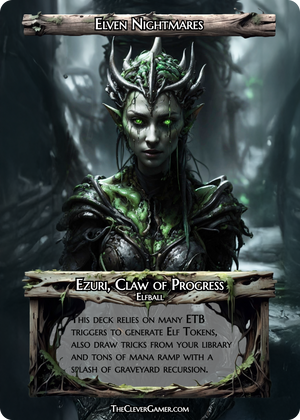 Corrupted Elf Portrait Card Example