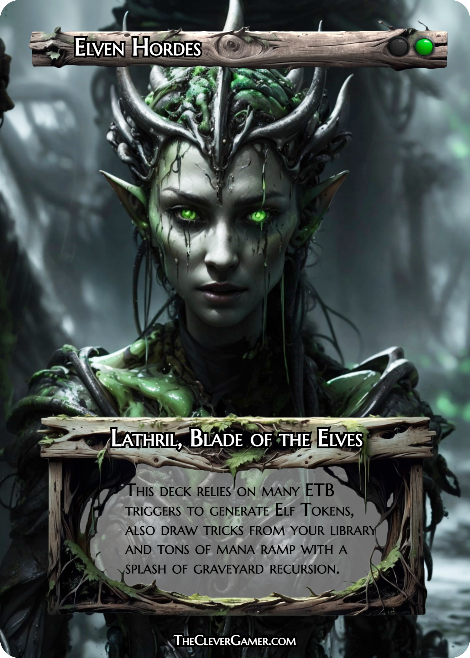 Corrupted Elf Portrait Smartcard After Example