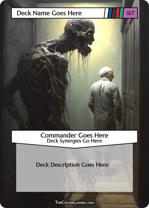 Creepy Horror EDH Smartcard Personalization