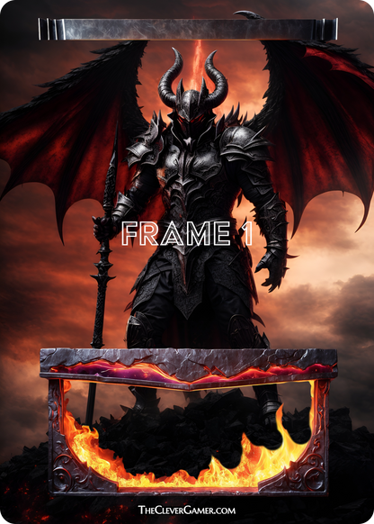 Demon Lord Commander ECKOcard™ for Demon Magic The Gathering Commander Decks