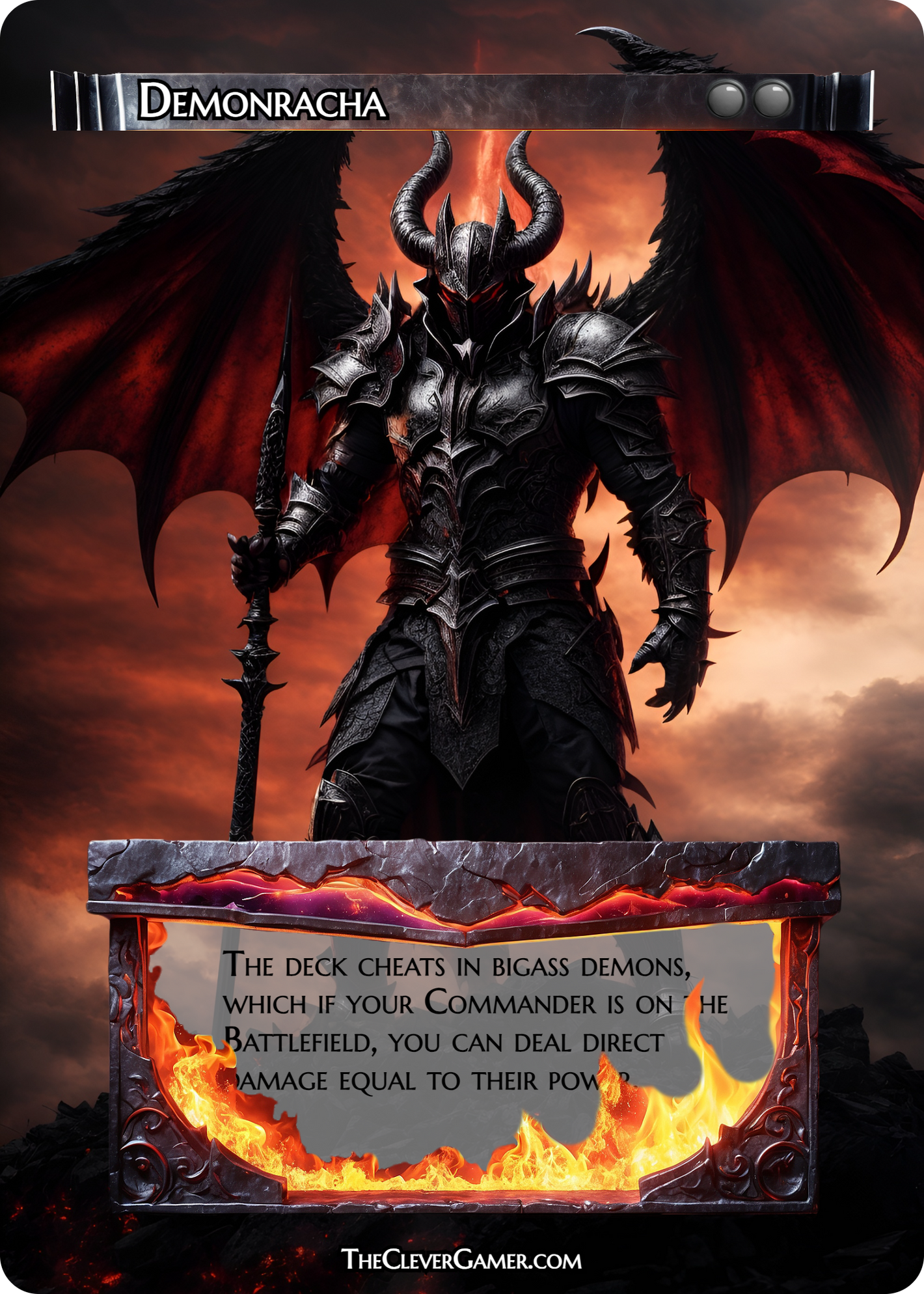 Demon Lord ECKOcard Fully Customized