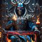 Demon Throne Commander ECKOcard™ for Demon Magic The Gathering Commander Decks