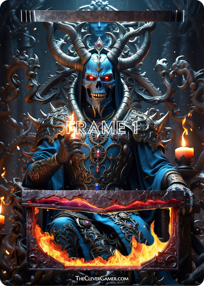 Demon Throne Commander ECKOcard™ for Demon Magic The Gathering Commander Decks
