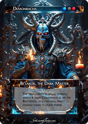 Demon Throne  EDH Commander Smartcard Full Custom