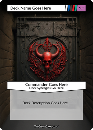 Demonic Treasure Vault Card Customization