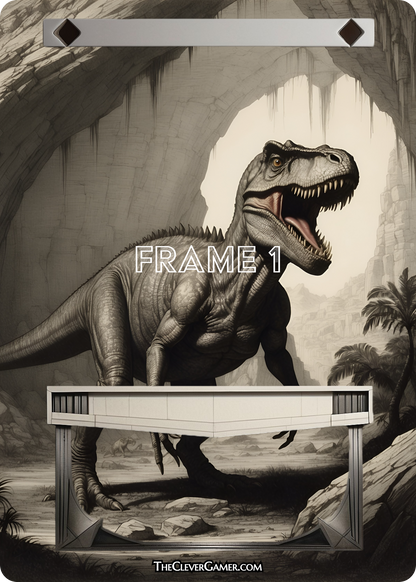 Retro Dinosaur ECKOcard™ for Dinosaur Magic The Gathering Commander Decks