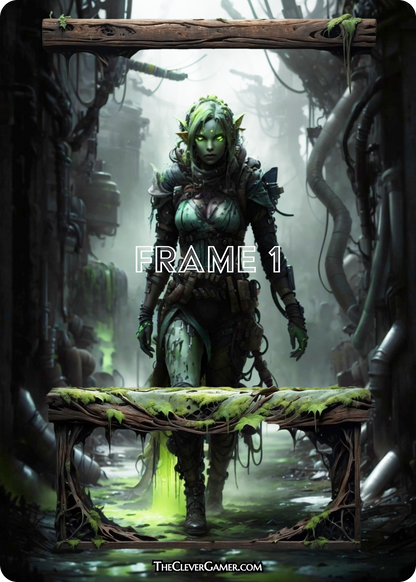 Corrupted Elf ECKOcard™ for Elf Magic The Gathering Commander Decks