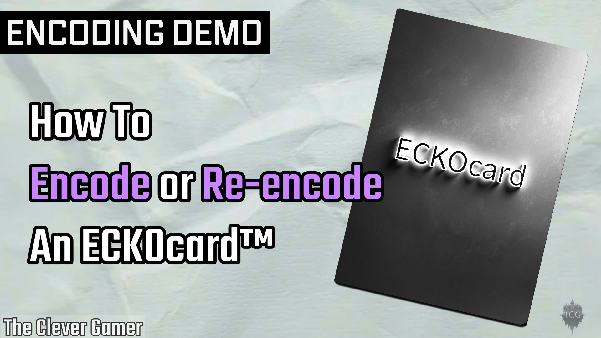 Load video: How to Encode an ECKOcard using NFC Tools