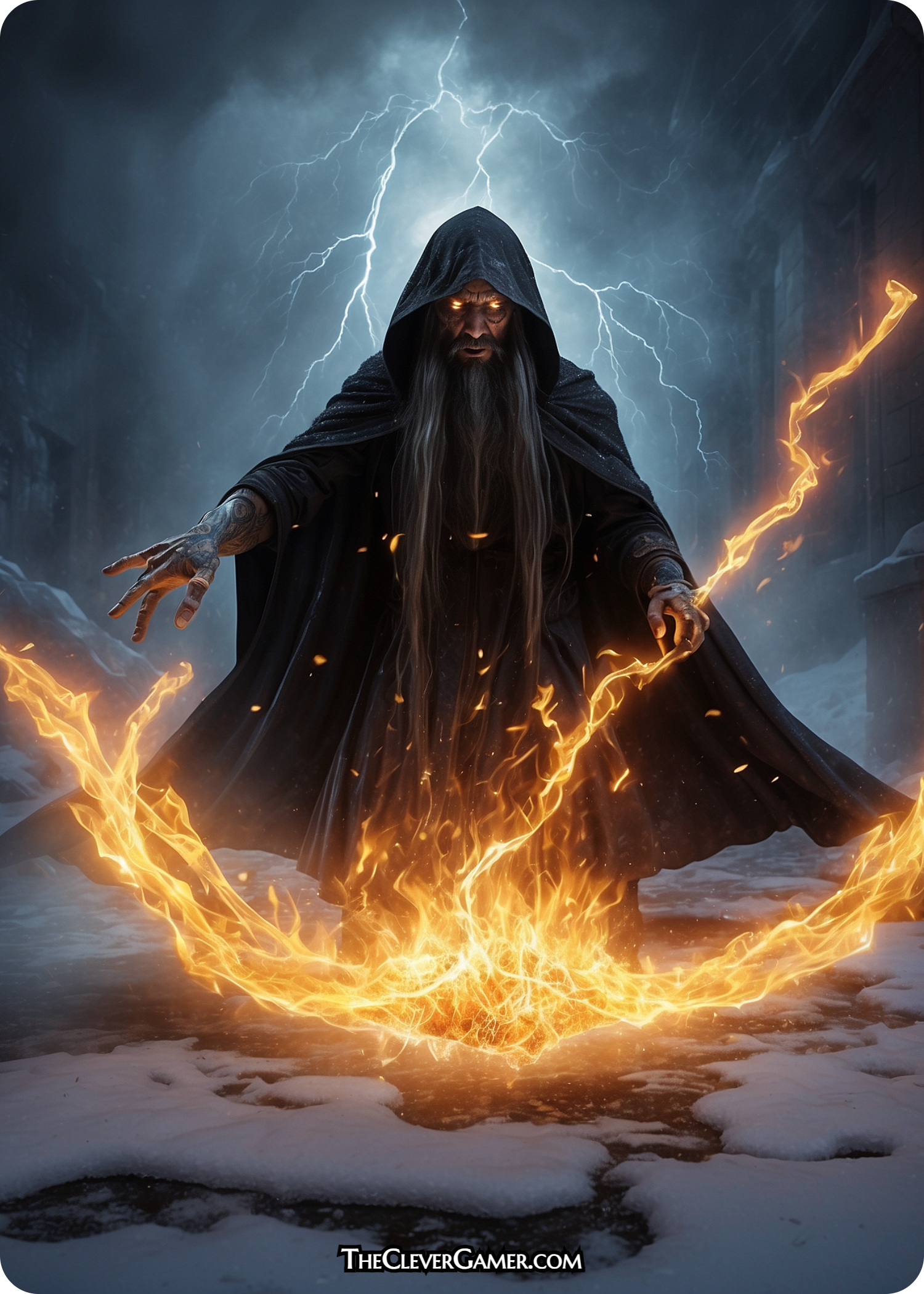 Evil Wizard Themed EDH Smartcard Full Art