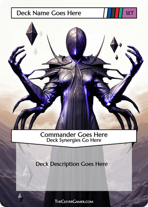 Faceless Horror EDH SmartcardCard Personalization