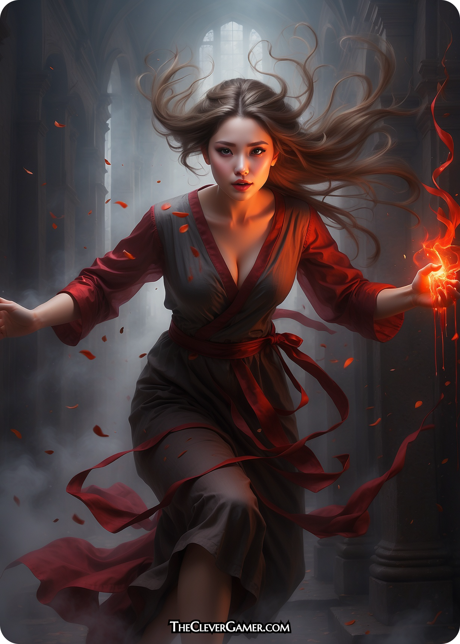 Female Spellslinger EDH Smartcard Full Art