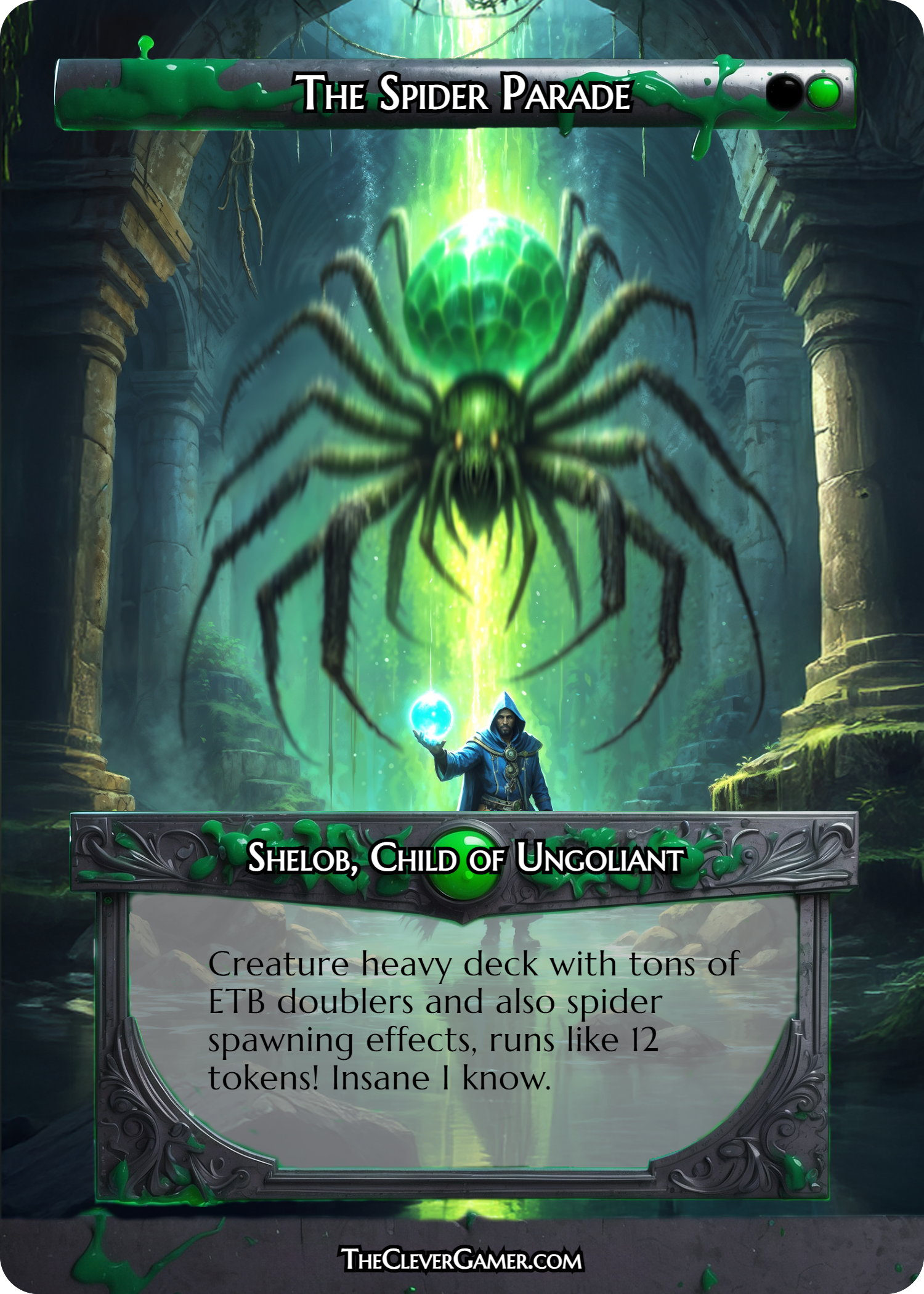 Giant Spider Hugs ECKOcard - Fully Custom