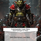 Goblin Warlord Themed EDH Smartcard Card Personalization