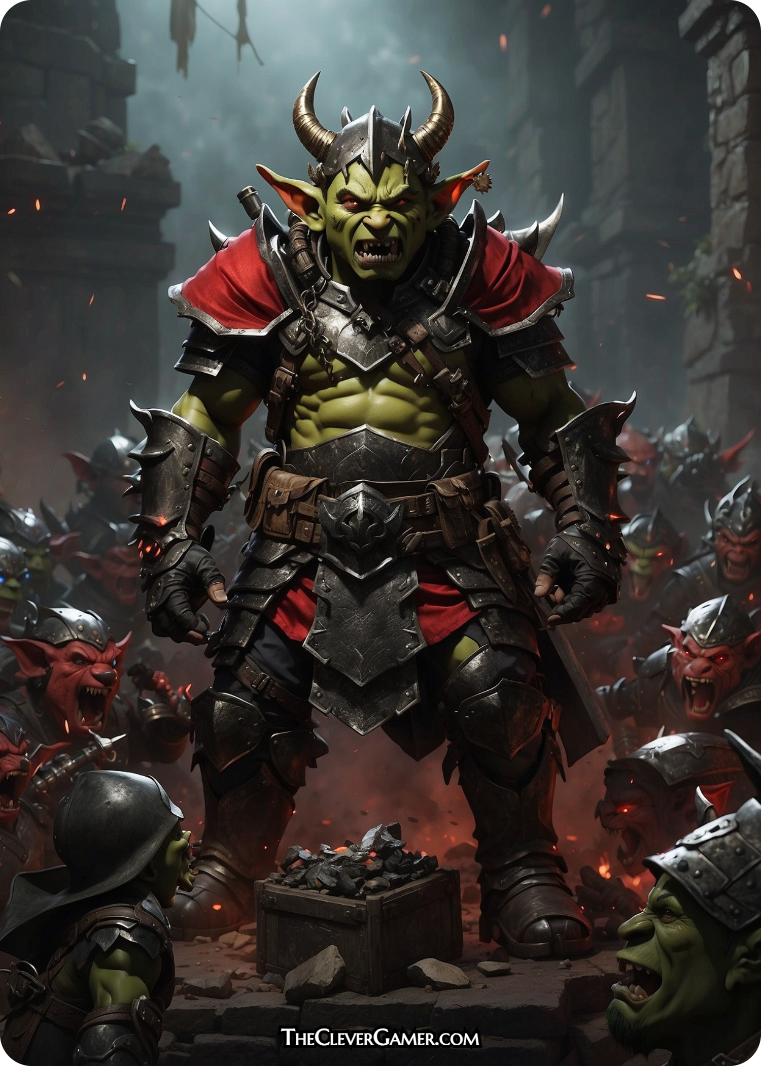 Goblin Warlord Themed EDH Smartcard Full Art