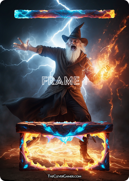 Bumbling Goofy Wizard ECKOcard™ for Spellslinger Magic The Gathering EDH Decks