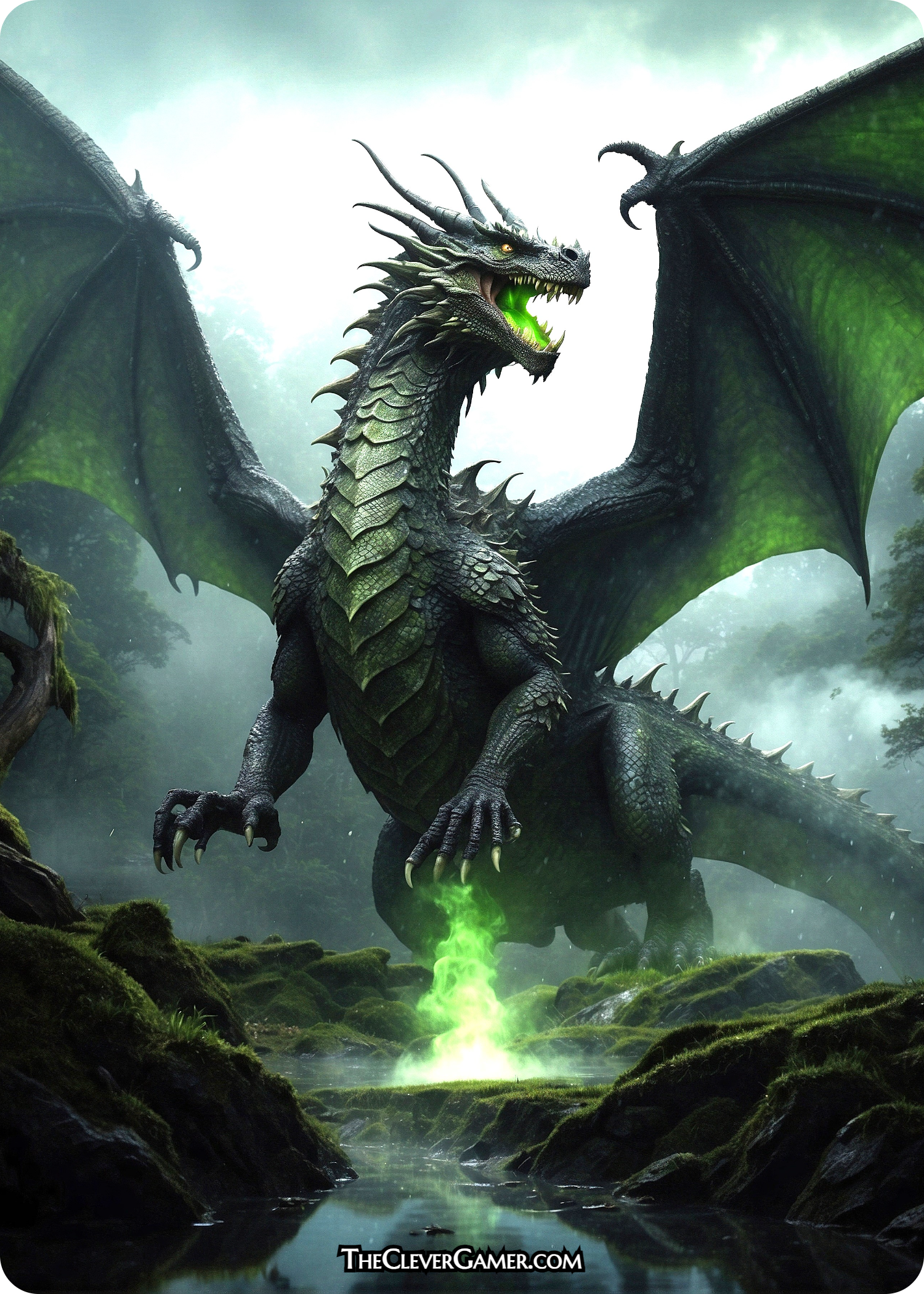 Green Dragon EDH Smartcard Full Art