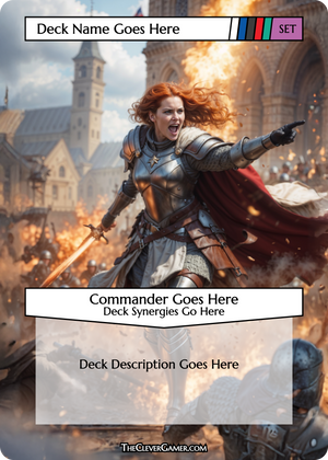 Heroic Knight EDH Smartcard Card Example Custom Card Template