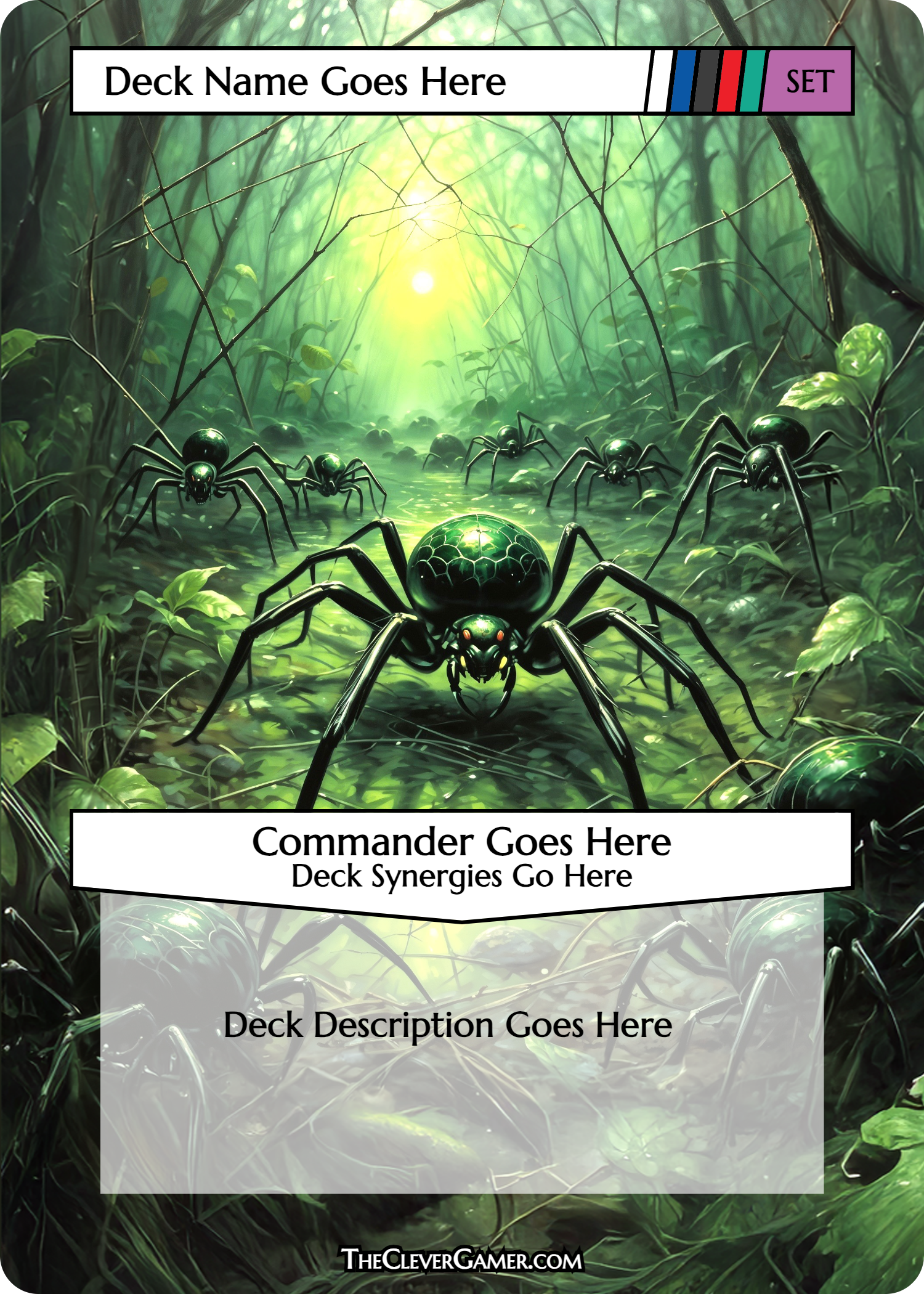 Juicy Spider Swarm ECKOcard  Card Personalization