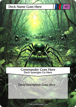 Juicy Spider Swarm ECKOcard  Card Personalization