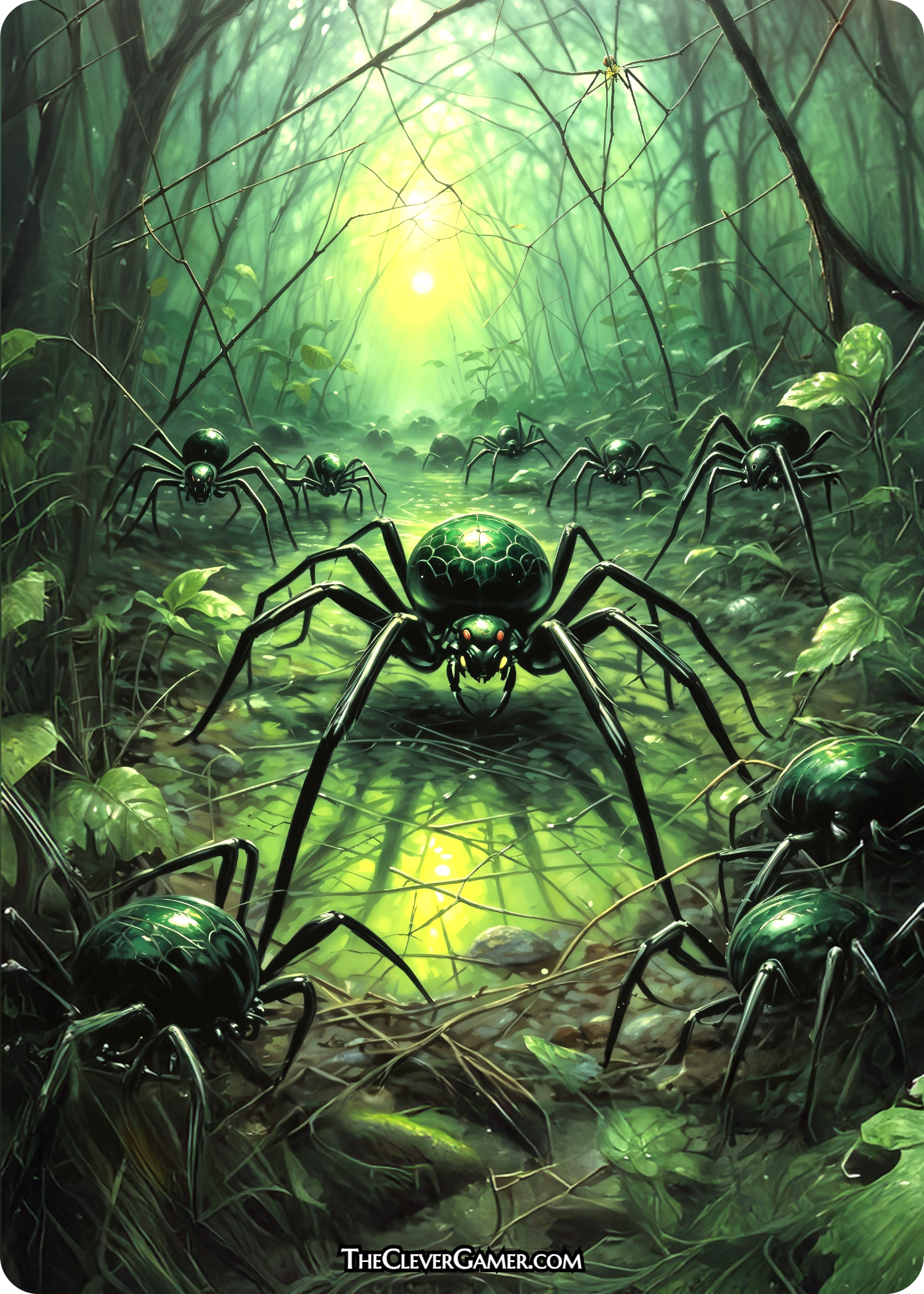 Juicy Spider Swarm ECKOcard Full Art