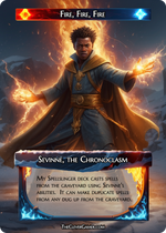 Male Fire Wizard EDH Smartcard Example Card