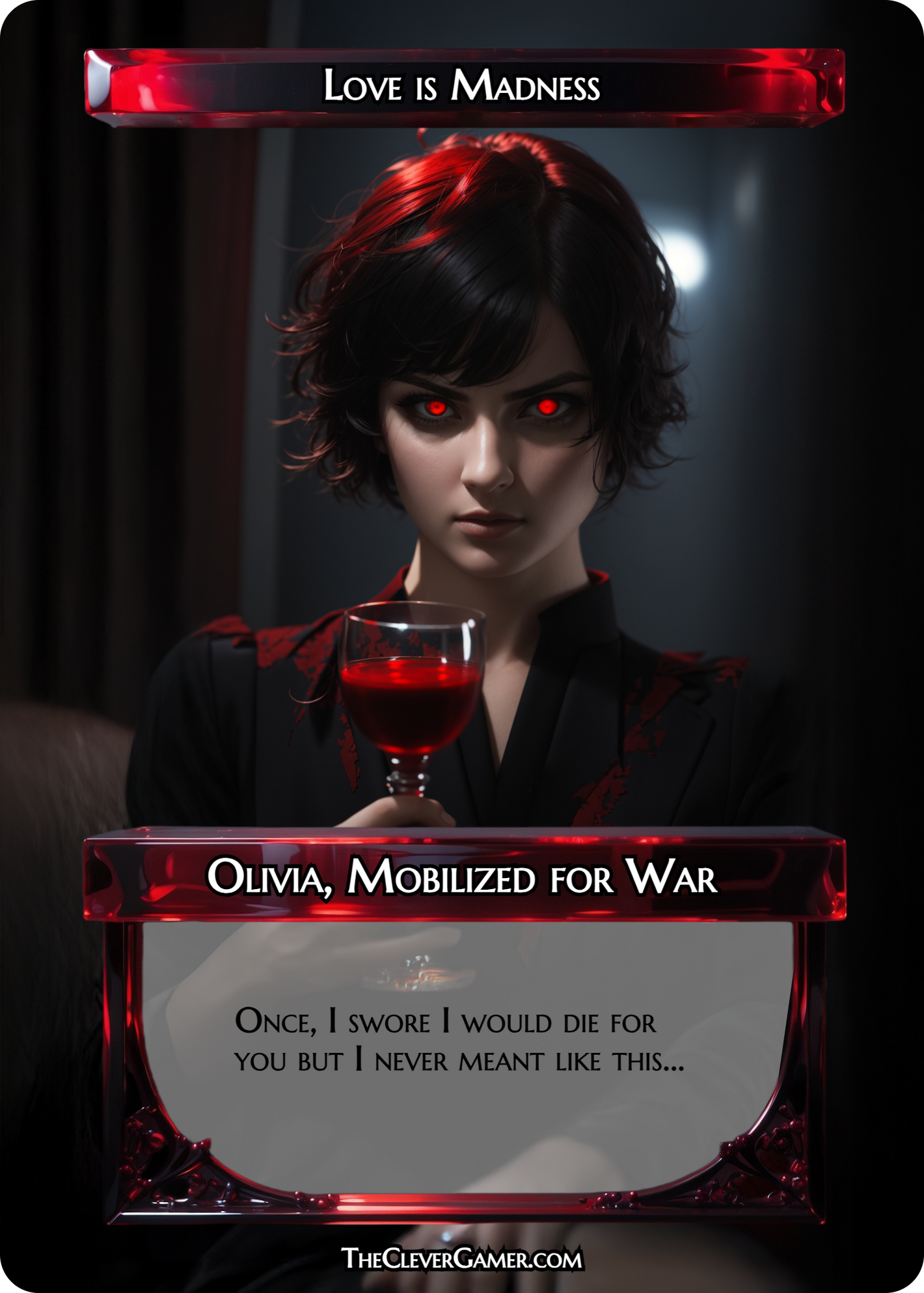 Mesmerizing Vampire Example Custom Card