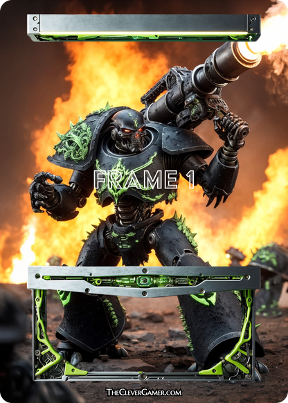 Overwhelming Artillery ECKOcard™ for Construct or Warhammer 40k Necron Magic The Gathering Commander Decks