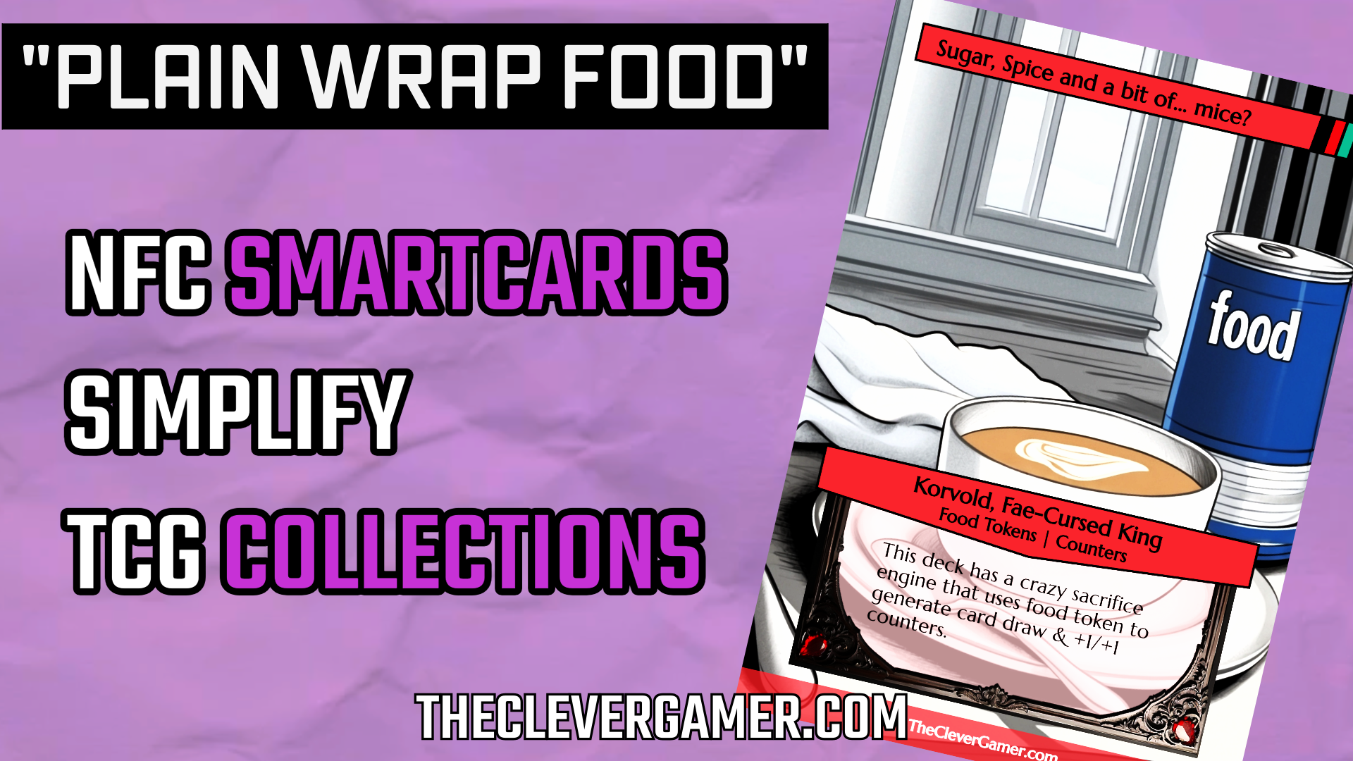 Load video: Plain Wrap Food Smartcard