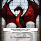 Red Stained Glass Dragon ECKOcard Card Customization