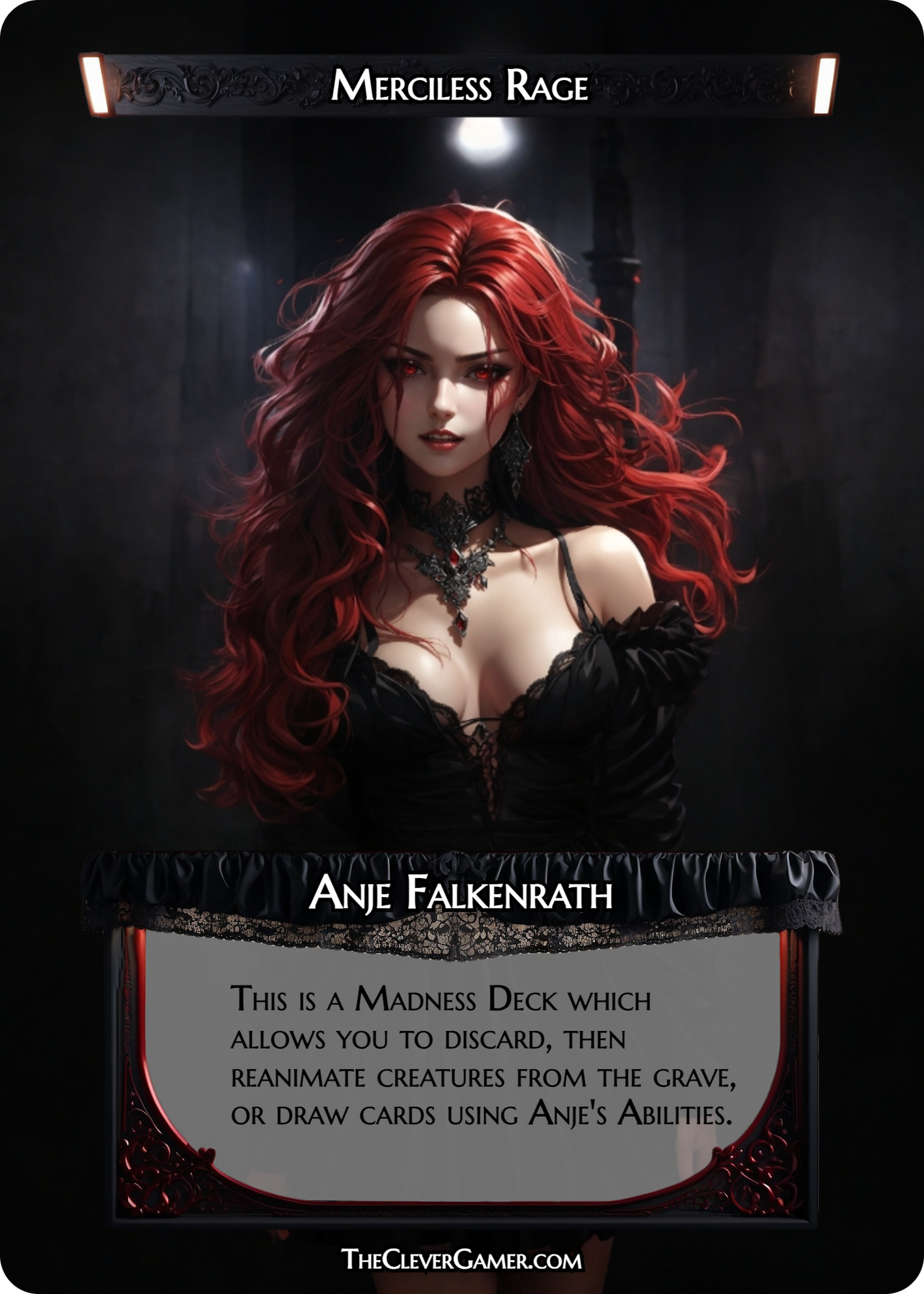 Seductive Vampire EDH Smartcard Card Example