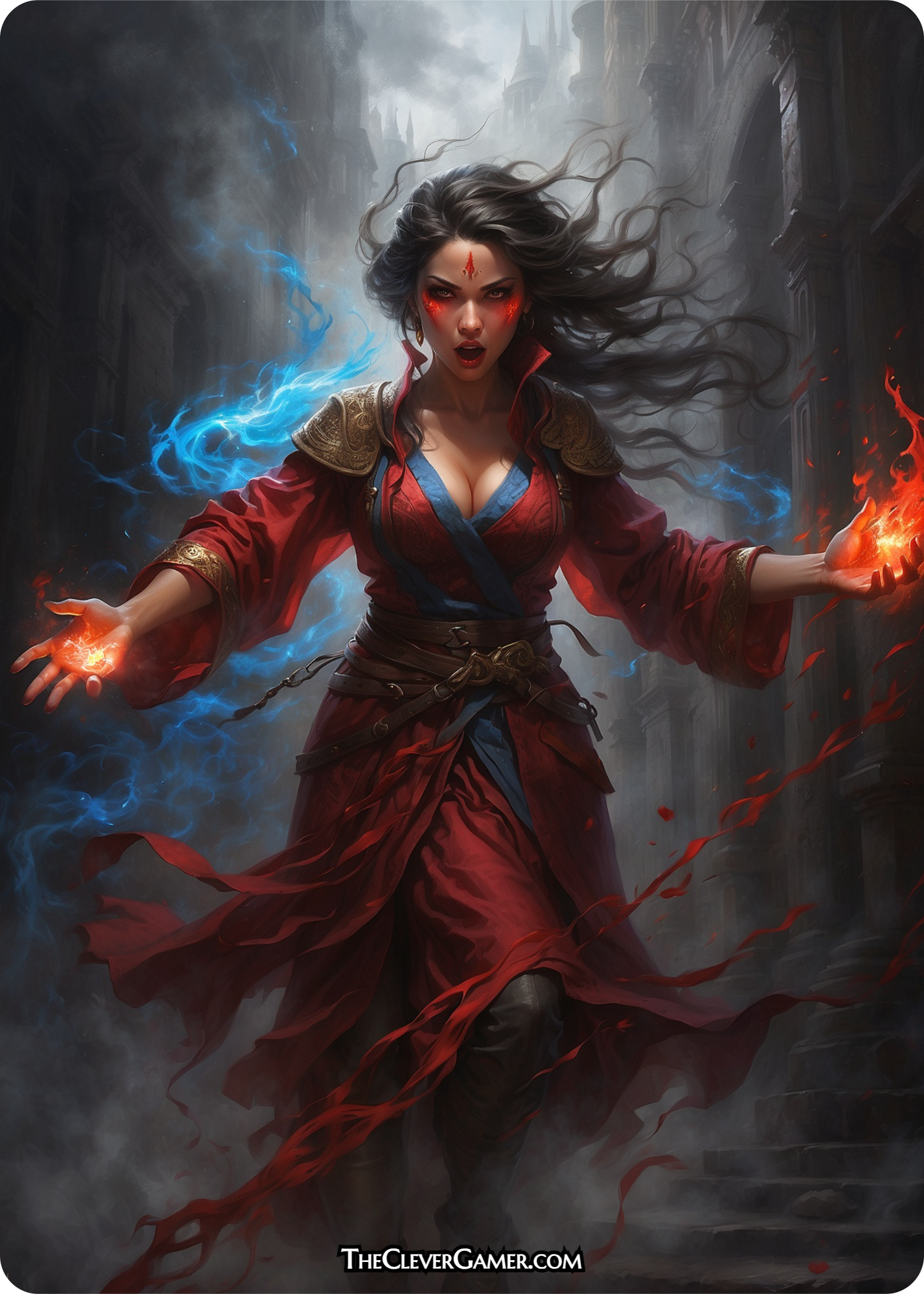 Spellslinger Sorceress Themed EDH Smartcard Full Art