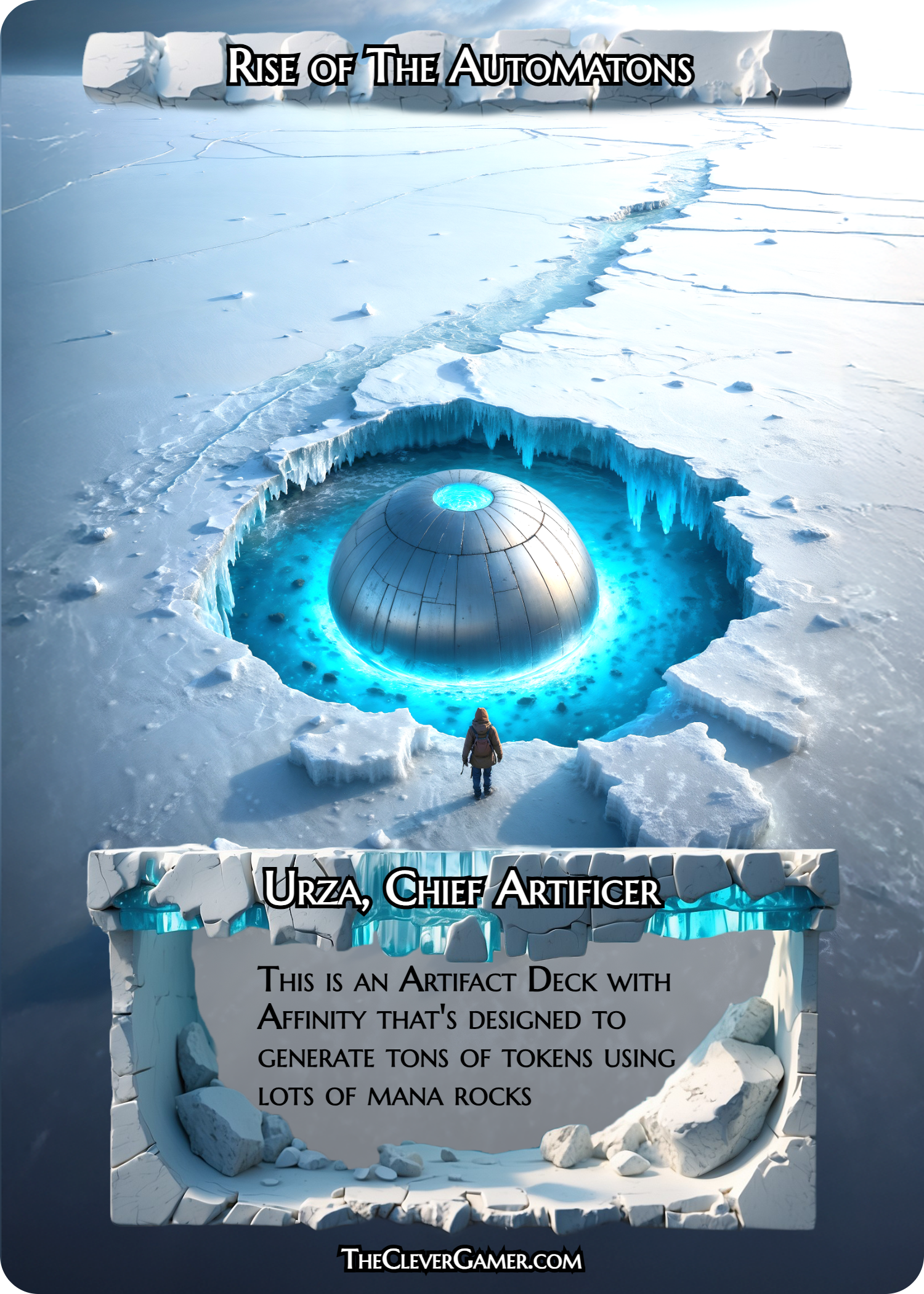 Sphere in the Ice ECKOcard Custom Example